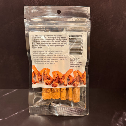 Canela Entera Badia - Ramas de canela aromáticas y naturales para infusiones y postres