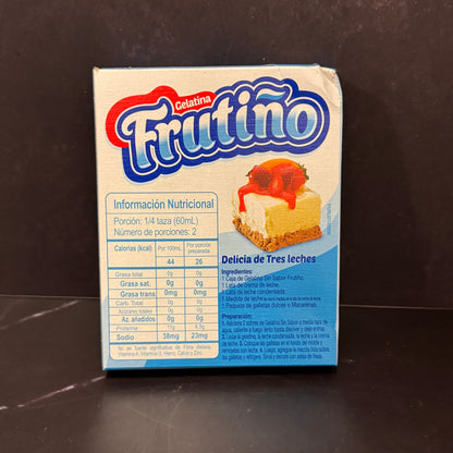 Gelatina Sin Sabor Frutiño colombiana 15g, producto importado de Colombia disponible en Melomanda