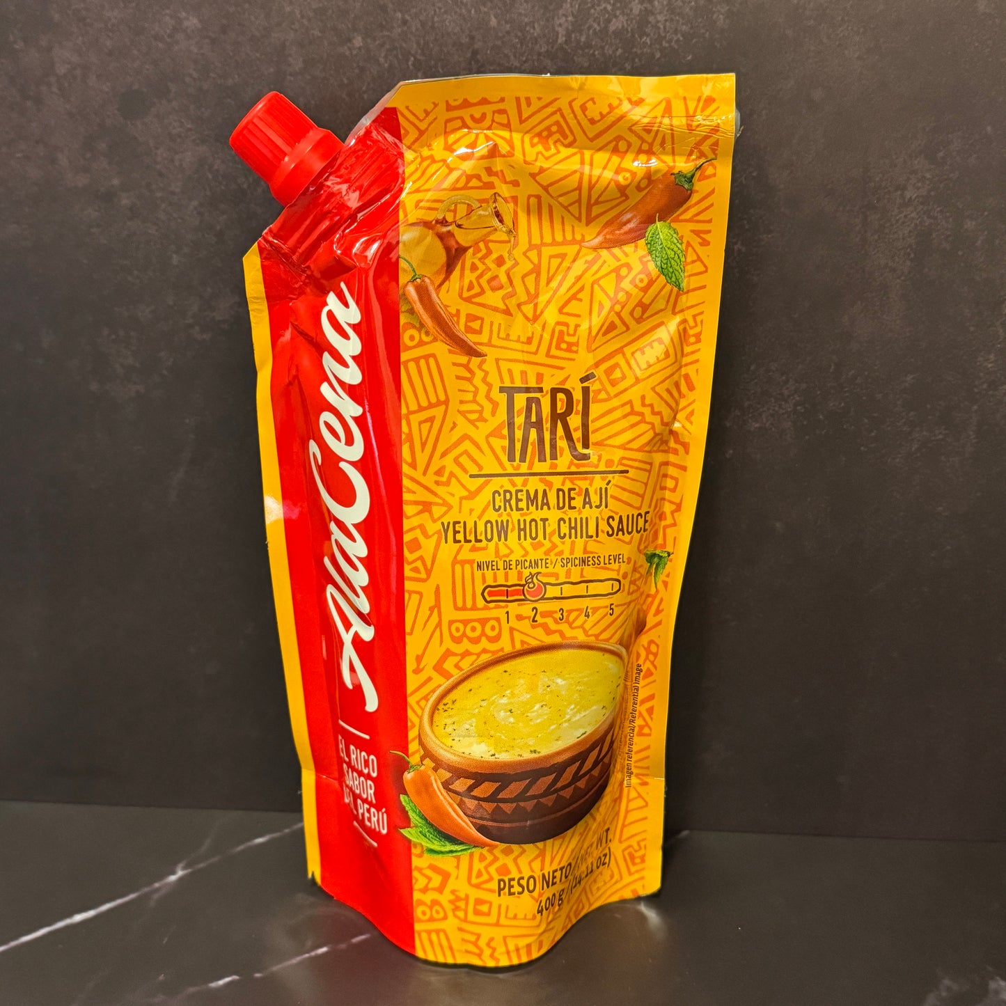 Ala Cena Tari - Crema peruana de ají amarillo con huacatay y cebolla