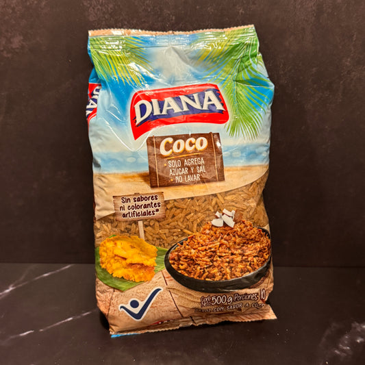 Arroz Diana Coco colombiano, producto importado de Colombia disponible en Melomanda