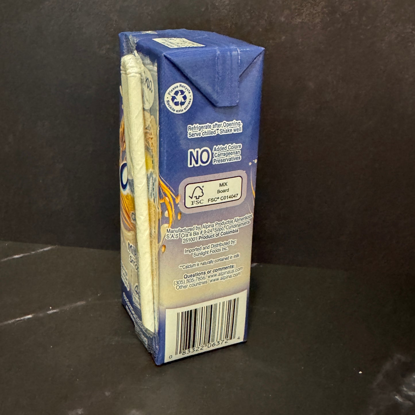 Avena Alpina Original - Bebida colombiana clásica de leche y avena sin conservantes