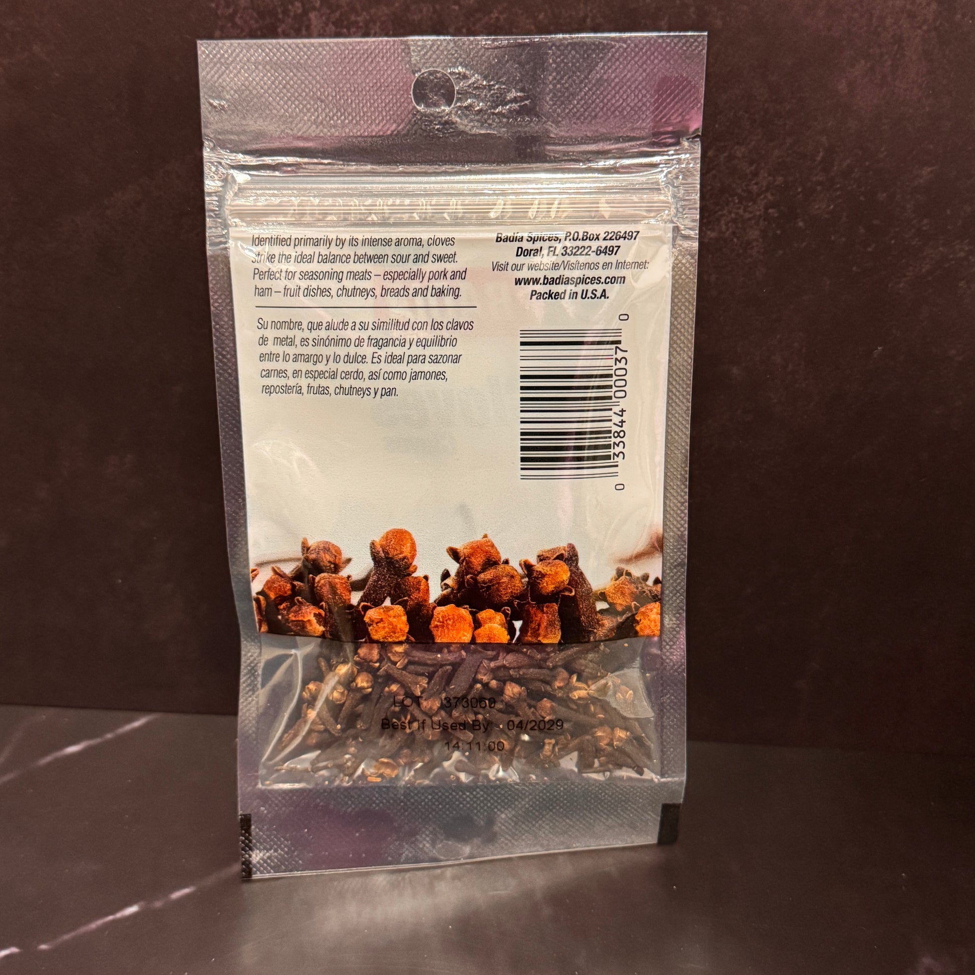 Clavos Enteros Badia - Clavos de olor enteros aromáticos y versátiles para la cocina latina