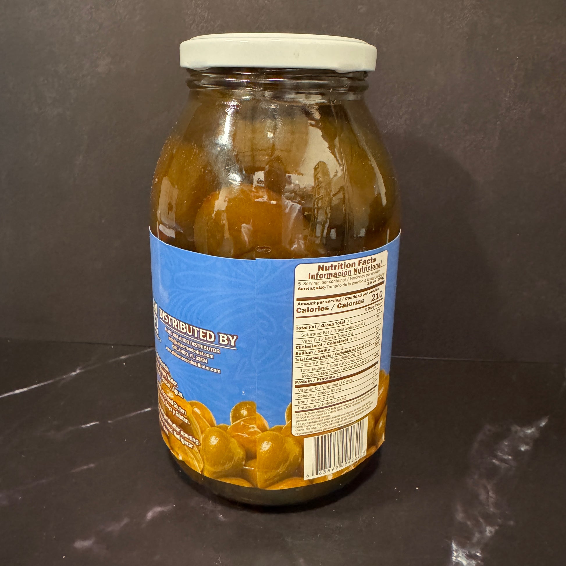 Brevas en Almíbar Mi Finca 28 oz frasco de vidrio, figs in syrup importadas de Colombia disponibles en Melomanda
