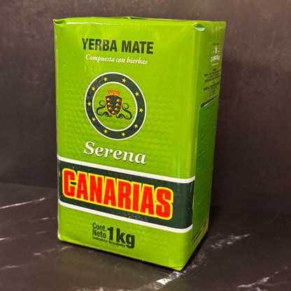 Yerba Mate Canarias Serena - Yerba mate uruguaya con hierbas naturales suave y aromática