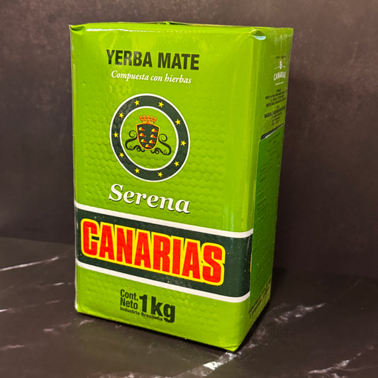 Yerba Mate Canarias Serena - Yerba mate uruguaya con hierbas naturales suave y aromática