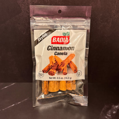 Canela Entera Badia - Ramas de canela aromáticas y naturales para infusiones y postres