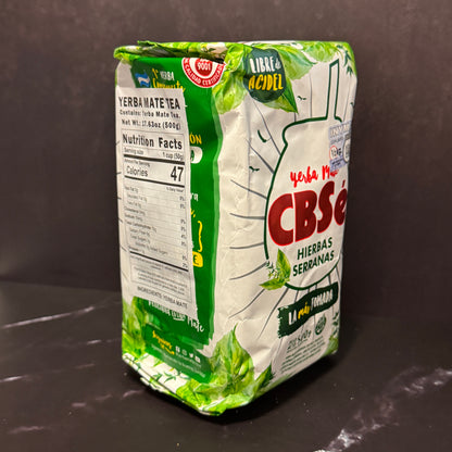 Yerba Mate CBSé Hierbas Serranas - Yerba mate argentina con poleo, peperina y menta sin gluten