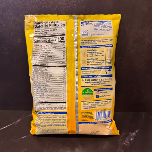 Cerelac 400g, producto de Venezuela, disponible en Melomanda