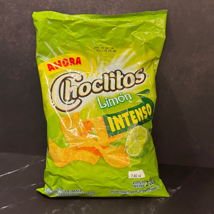 Choclitos de Limón snack de maíz colombiano con sabor cítrico, producto importado de Colombia disponible en Melomanda
