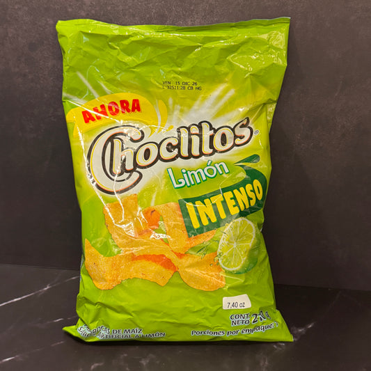 Choclitos de Limón snack de maíz colombiano con sabor cítrico, producto importado de Colombia disponible en Melomanda