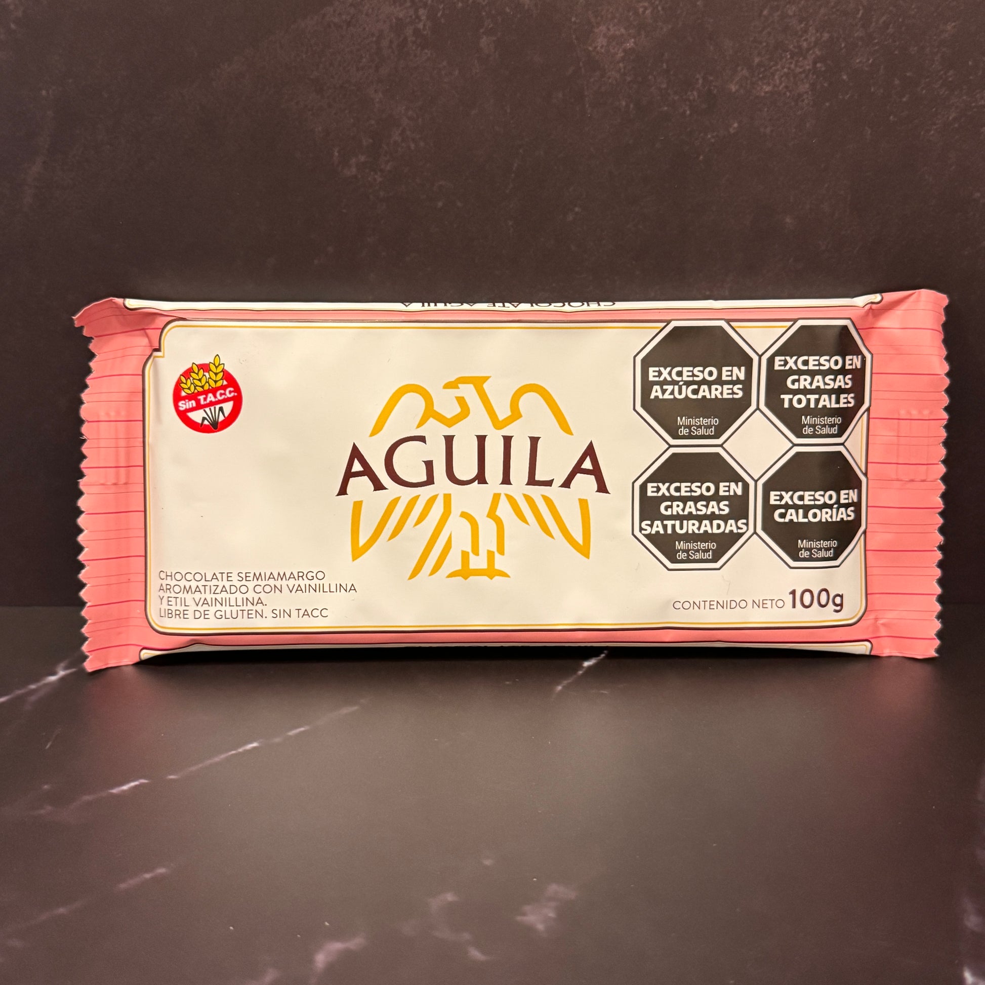 Chocolate Águila Semi Amargo - Chocolate argentino para repostería sin gluten