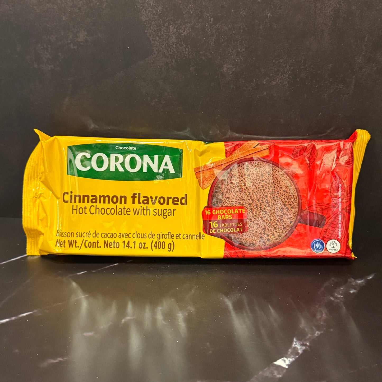 Chocolate Corona Clavos y Canela - Chocolate de mesa colombiano especiado con clavo y canela