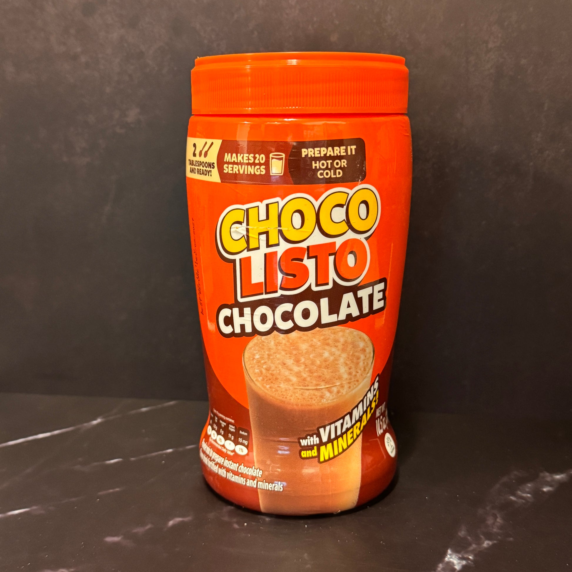 Chocolisto - Bebida de chocolate en polvo colombiana nutritiva enriquecida con vitaminas y minerales