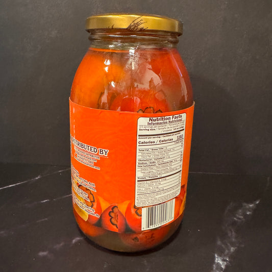 Chontaduro en Salmuera Mi Finca 27 oz Palm Fruit in Brine importado de Colombia, disponible en Melomanda