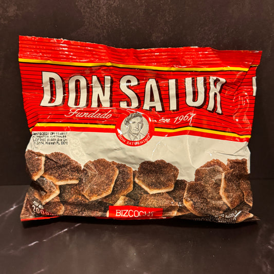 Bizcocho Negrito Don Satur argentino 200g con azúcar morena, producto importado de Argentina disponible en Melomanda