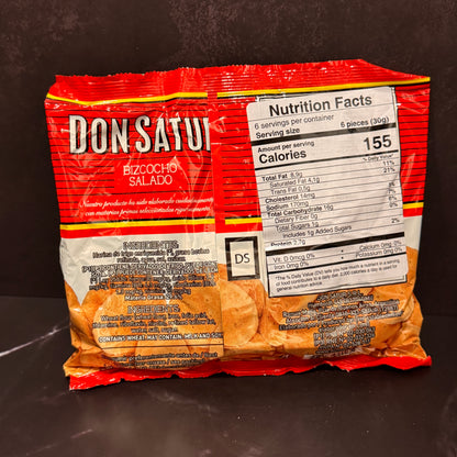 Bizcocho Salado Don Satur argentino 200g, producto importado de Argentina disponible en Melomanda