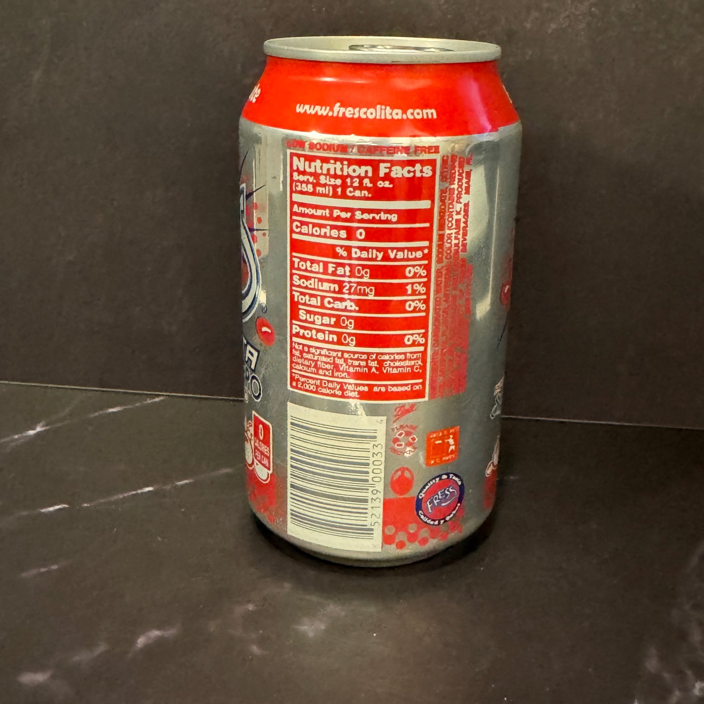 Fresskolita Zero gaseosa de Kola venezolana sin azúcar, producto importado de Venezuela disponible en Melomanda