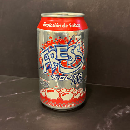 Fresskolita Zero gaseosa de Kola venezolana sin azúcar, producto importado de Venezuela disponible en Melomanda