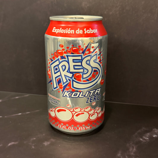 Fresskolita Zero gaseosa de Kola venezolana sin azúcar, producto importado de Venezuela disponible en Melomanda
