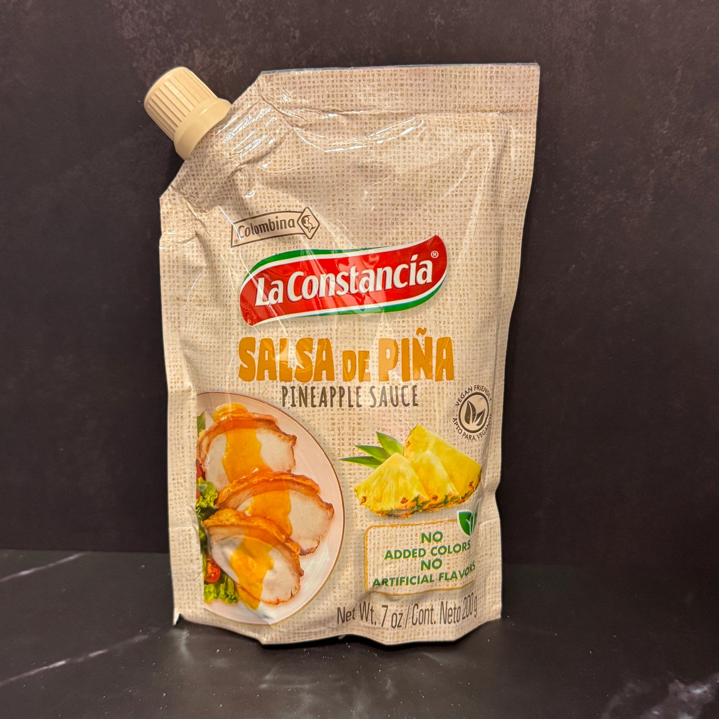 Salsa de Piña La Constancia - Salsa colombiana de piña 100% natural sin colorantes ni artificiales