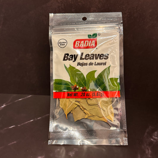 Hojas de Laurel Badia - Hojas de laurel enteras y aromáticas para la cocina latinoamericana