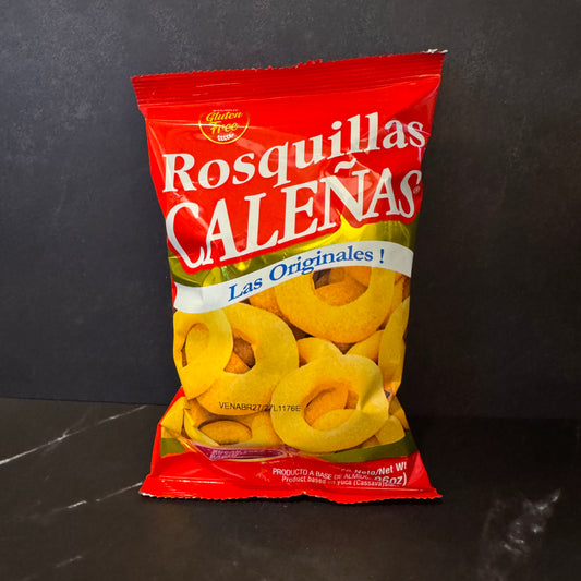 Rosquillas Caleñas pasaboca de queso horneado colombiano 15g, producto importado de Colombia disponible en Melomanda