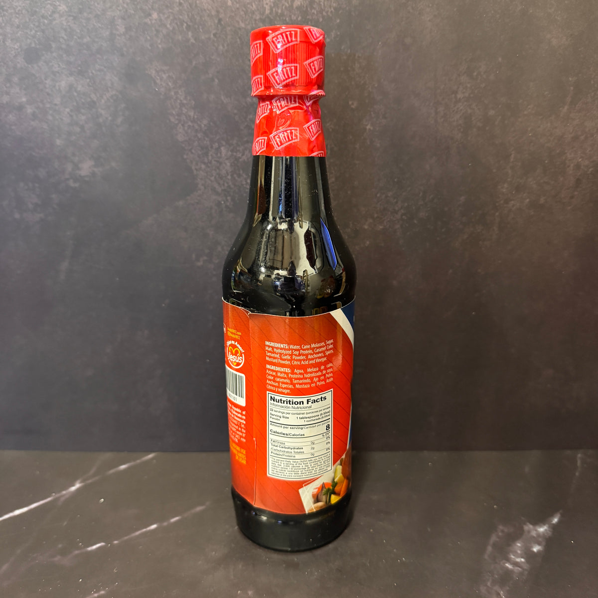 Fritz Salsa Inglesa, salsa Worcestershire de Venezuela, disponible en Melomanda