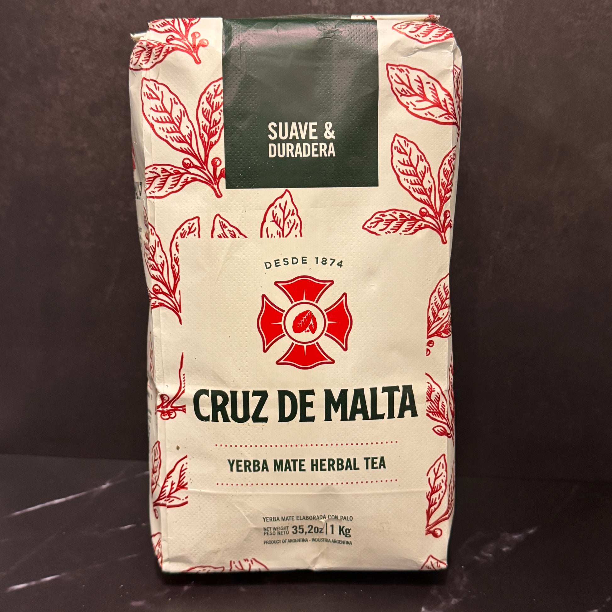 Yerba Mate Cruz de Malta argentina, producto importado de Argentina disponible en Melomanda