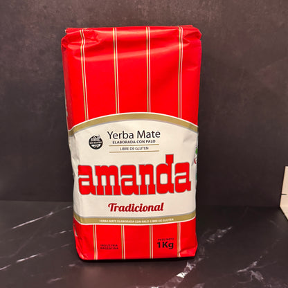 Yerba Mate Amanda Tradicional 1kg - Yerba mate argentina suave y sin ahumar de Misiones