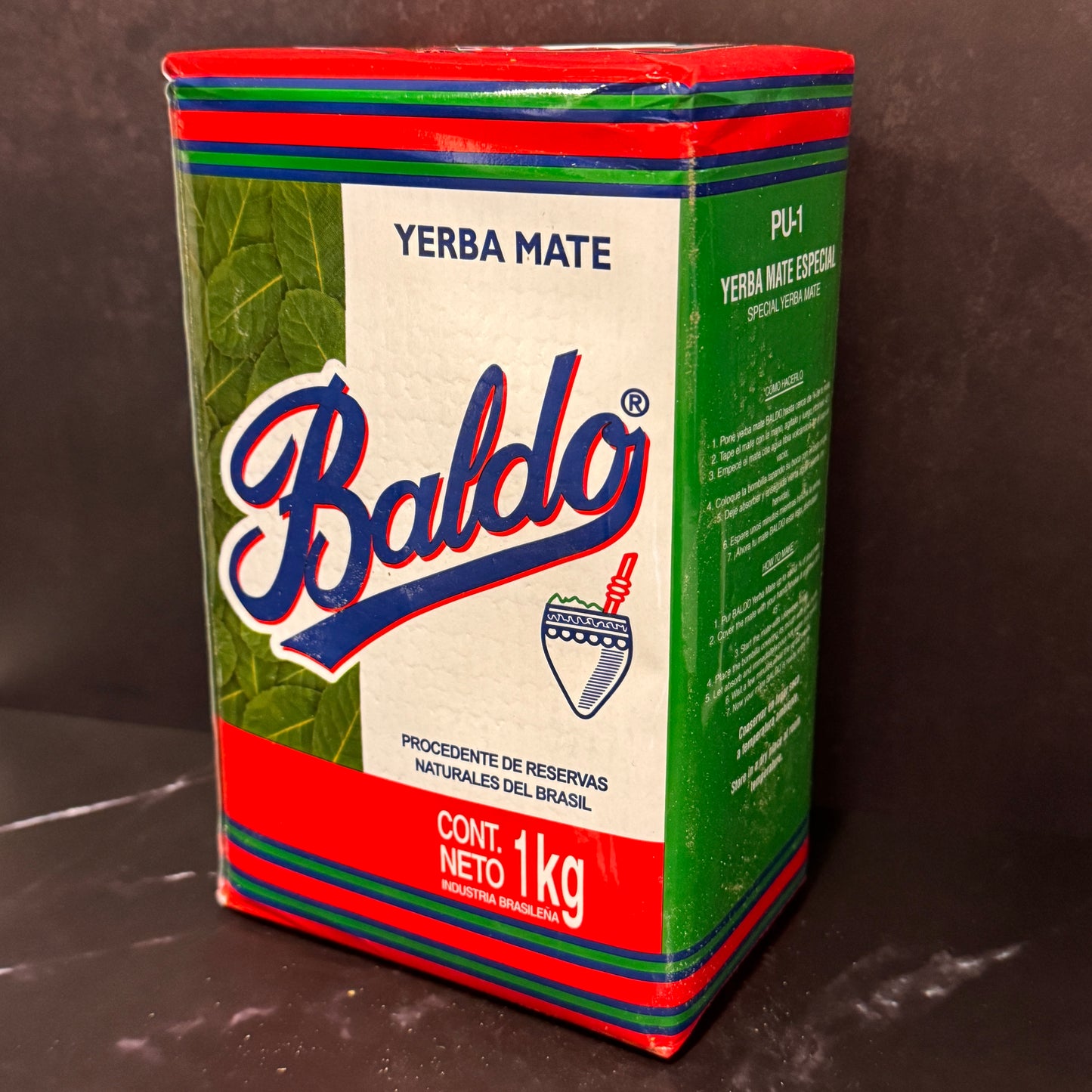 Yerba Mate Baldo 1kg - Yerba mate uruguaya intensa y de corte fino de la empresa Canarias
